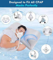 Ergonomic CPAP Pillow for Sleep Apnea & Mask Pressure Relief