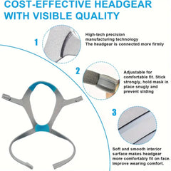 Universal F20 headgear suitable for F20 full face mask soft and adjustable straps