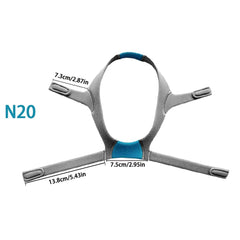 Headgear for N20 Nasal Mask Soft Comfortable Unisex CPAP Replacement Headgear Strap