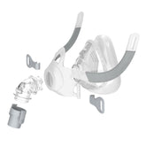 Universal Replacement Full Face Set, Assembly Kit Includes Headgear, Frame, Silicone Cushion and Elbows