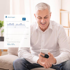 O2ring Sleep Monitoring Ring Bluetooth USB Rechargeable Professional Pulse Oximeter Vibrates Reminder