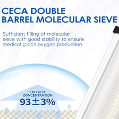 Portable oxygen concentrator mini medical oxygen concentrator with lithium battery pack