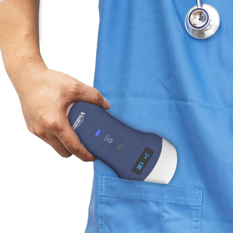Professional Ultrasound Scanner Portable Doppler Whole Body Diagnostic Imaging WIFI Handheld Convex/Line Probe