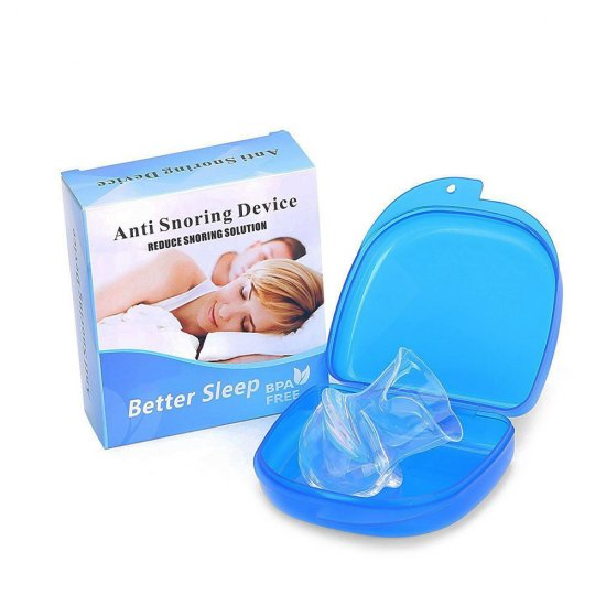 2 Pieces Anti Snoring Tongue Retaining Device Stop Snore