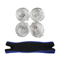 Anti Snoring Chin Straps Snore Reduction Devices with 4 pcs Magnetic Nose Clip