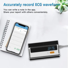 Blood pressure monitor + ECG monitor, upper arm cuff blood pressure machine, built-in Bluetooth