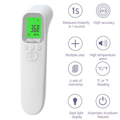 Digital Forehead Thermometer Electronic Non-Contact Clinical Accuracy Thermometer