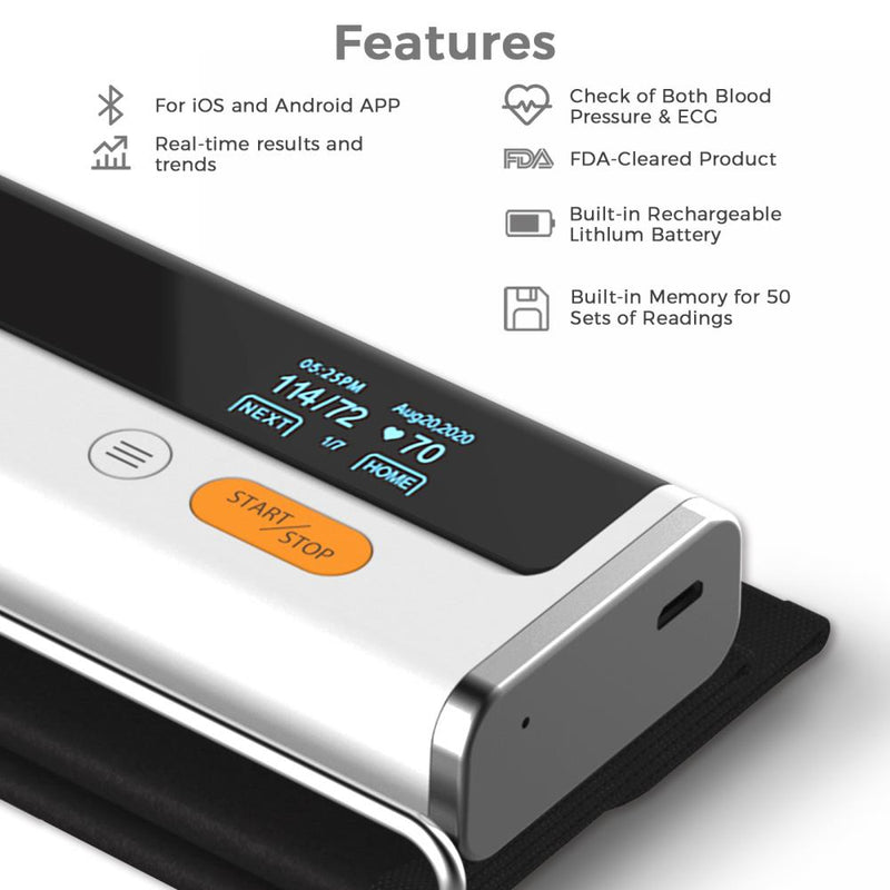 BP2 upper arm wireless digital blood pressure machine home health monitor handheld