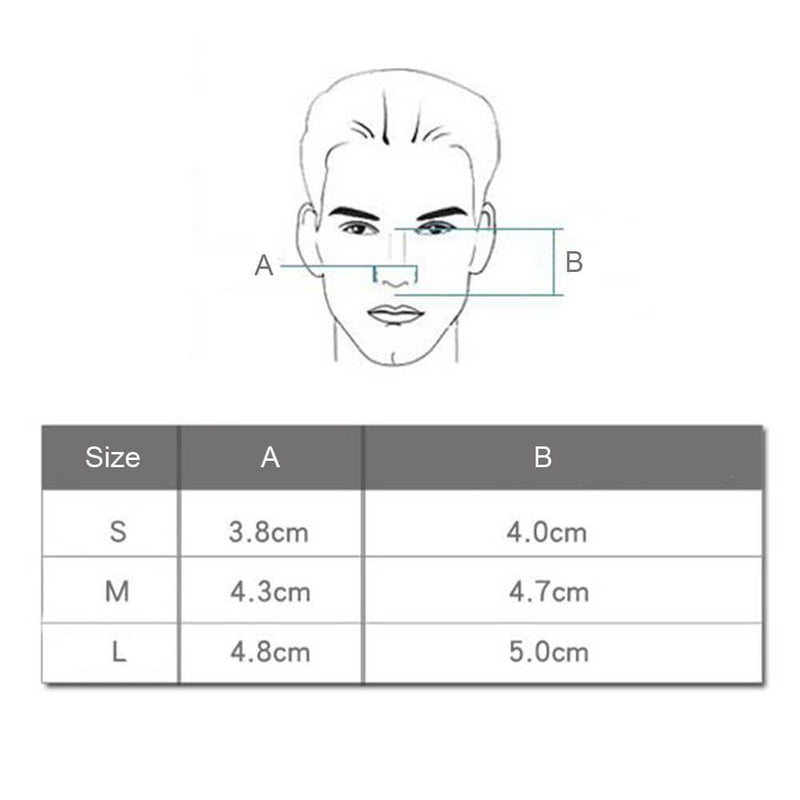 Nasal Mask With Adjustable Headgear Strap Clip For Sleep Apnea Anti Snoring