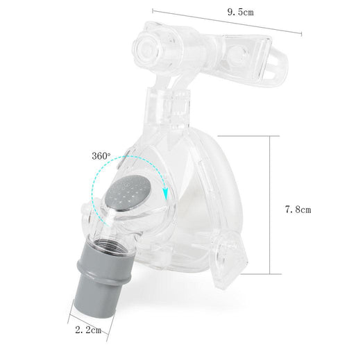 Size S/M CPAP Nasal Mask With Adjustable Headgear For Sleep Apnea Anti Snoring