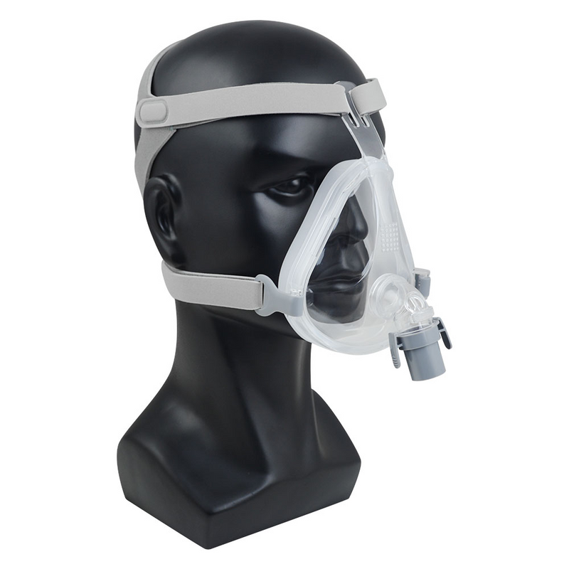 Comfortable  Full Face Mask for Sleep Apnea Snoring WIth Adjustable Headgear