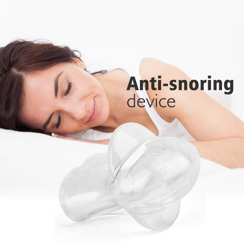 2 Pieces Anti Snoring Tongue Retaining Device Stop Snore