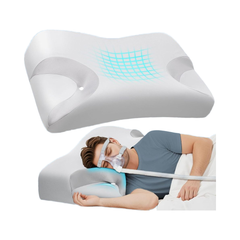 Ergonomic CPAP Pillow for Sleep Apnea & Mask Pressure Relief