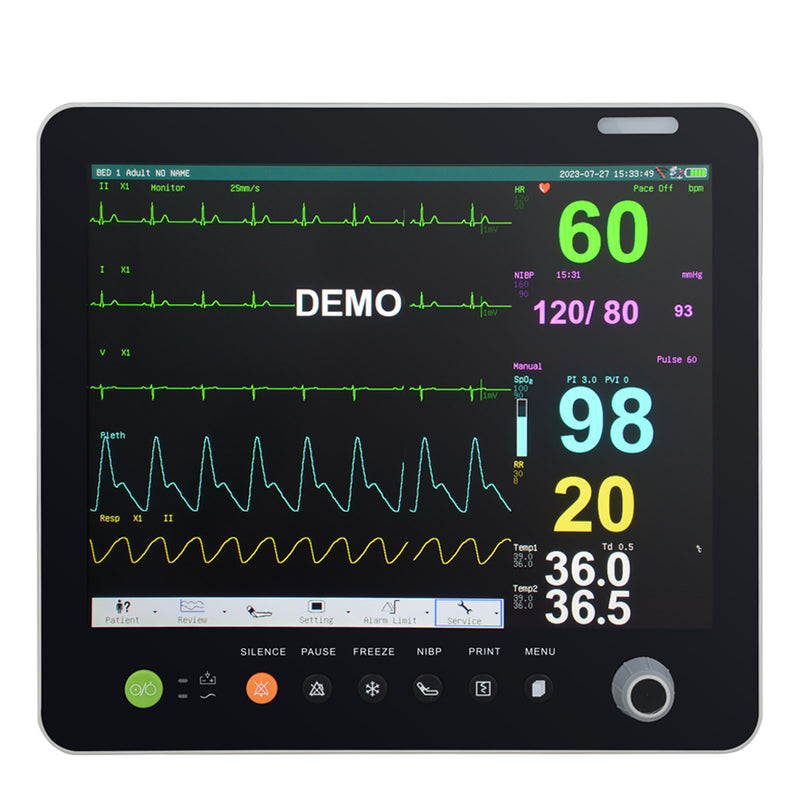 15'' Portable Multi-parameter Patient Monitor