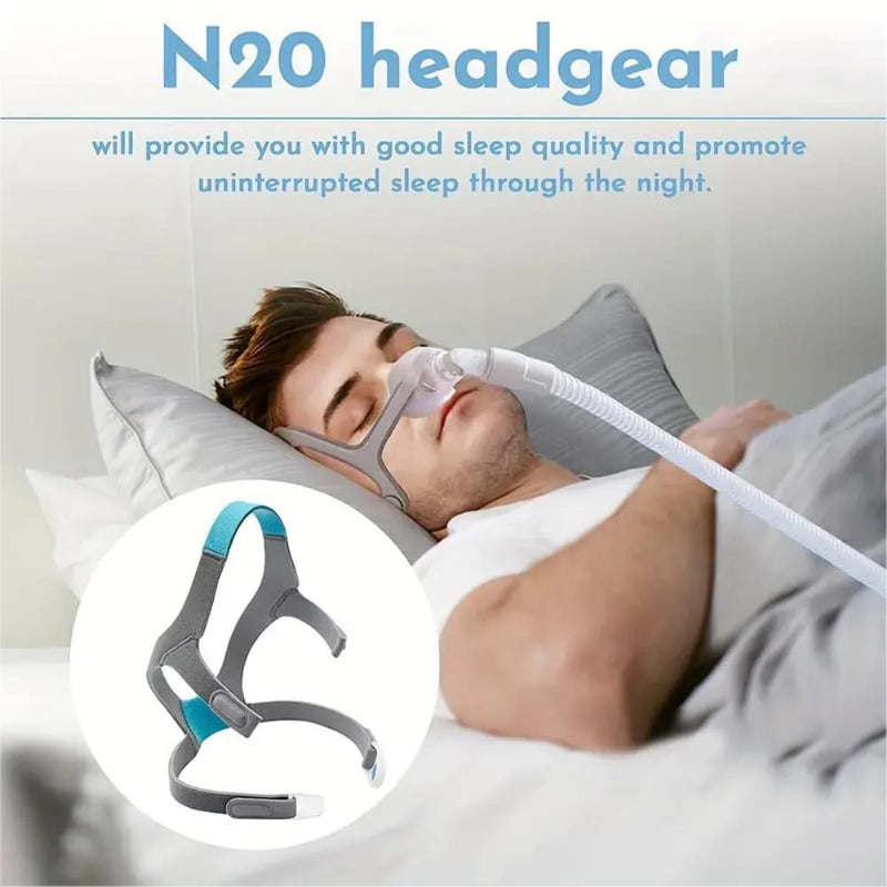 Headgear for N20 Nasal Mask Soft Comfortable Unisex CPAP Replacement Headgear Strap