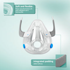 Replacement Full Face Mask Set Compatible with AirFit F20