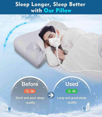 Ergonomic CPAP Pillow for Sleep Apnea & Mask Pressure Relief