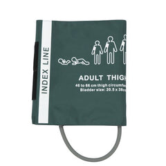 Medical Adult Thigh Replacement Blood Pressure NIBP Cuff Single Tube Without Connector for Patient Monitor or BP Machine, Applicable for Upper Arm Circumference 18.1-26 Inches (46-66CM)