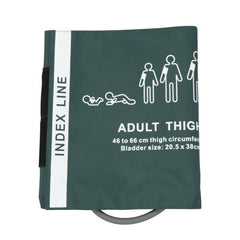 Medical Adult Thigh Replacement Blood Pressure NIBP Cuff Single Tube Without Connector for Patient Monitor or BP Machine, Applicable for Upper Arm Circumference 18.1-26 Inches (46-66CM)