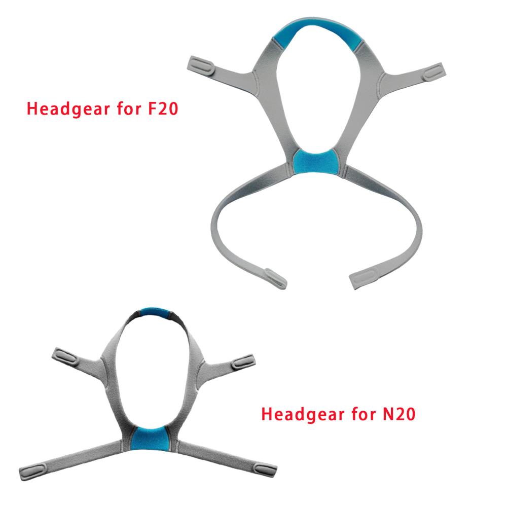 F20/N20 Headgear F20 full face mask and N20 nasal mask, CPAP replacement headgear adjustable length