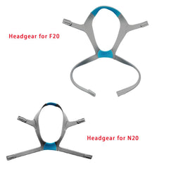 F20/N20 Headgear F20 full face mask and N20 nasal mask, CPAP replacement headgear adjustable length