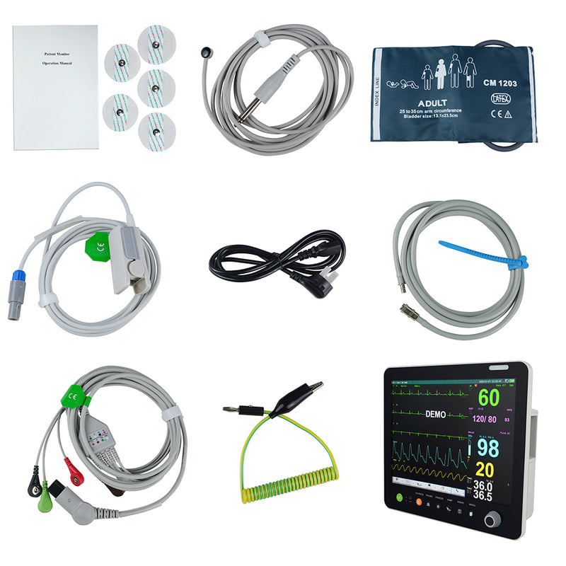 15'' Portable Multi-parameter Patient Monitor