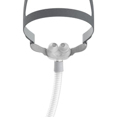 CPAP Nasal Pillows Kit with 3 Sizes S/M/L Nasal Replacement Cushion Support Frame Headgear Hoses,Rotating Elbo