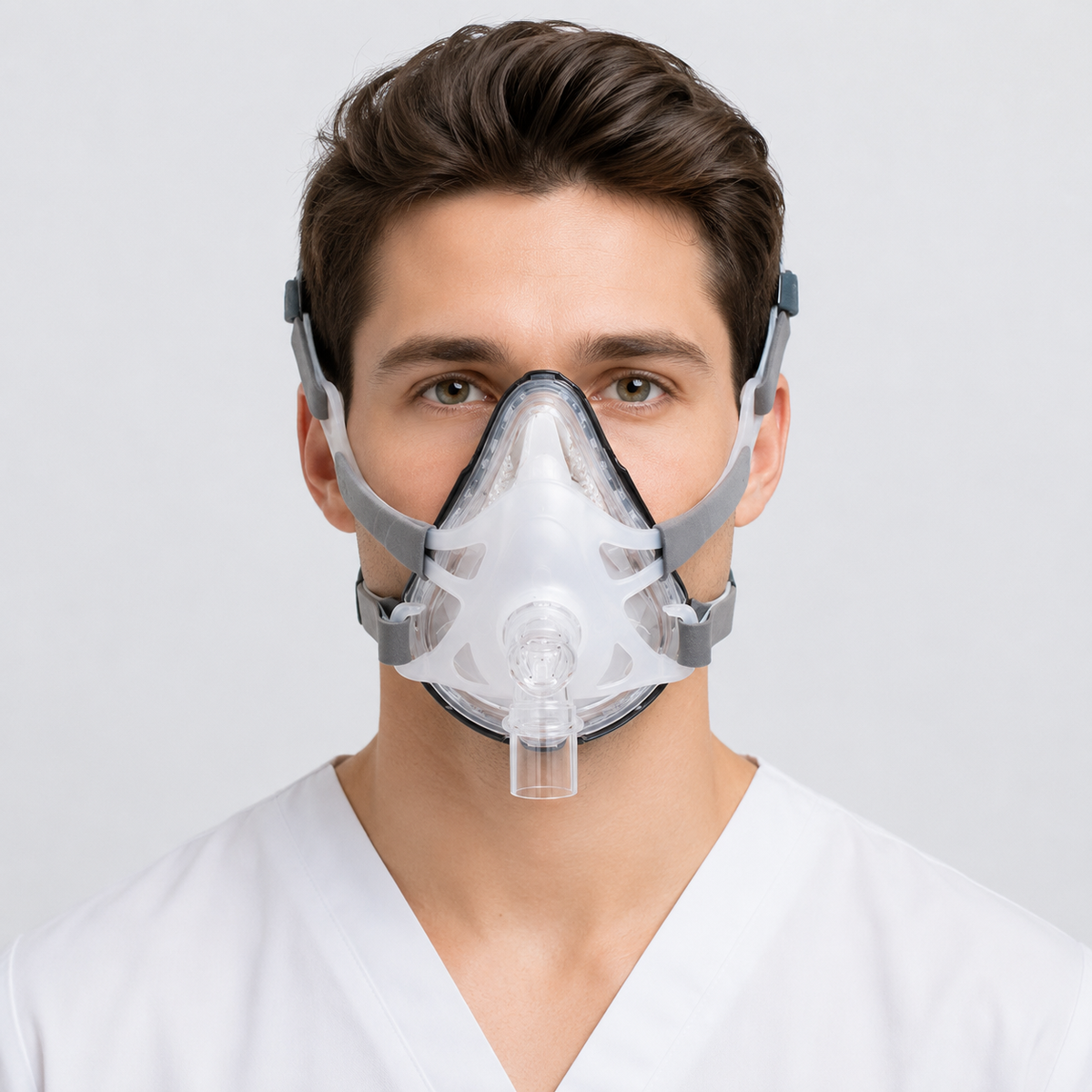 3 Size Cushions CPAP Full Face Mask With Adjustable Headgear