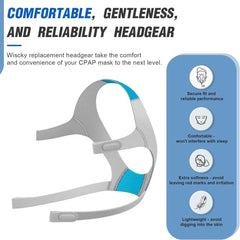 Universal F20 Headgear Suitable for F20 Full Face Masks Soft and Adjustable Strap Enhanced Sleep Comfort