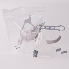 Full face mask kit Kit includes headband, frame, double layer silicone pad and elbow