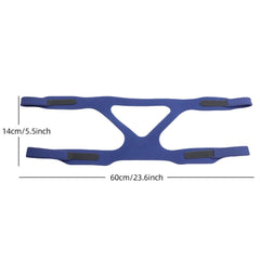 4-Piece Universal Full Face Mask Replacement Headgear, Replacement Parts Blue