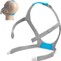 2-Pack for F30 CPAP Headbands - CPAP Replacement Accessories - Standard Size with 4 Clips