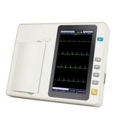 6-Channel 12-Lead ECG Machine with Touchscreen