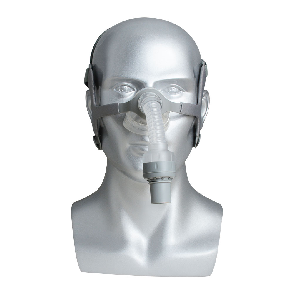 Frame-free Waterless Humidification Nasal Mask For CPAP with Adjustable Headgear