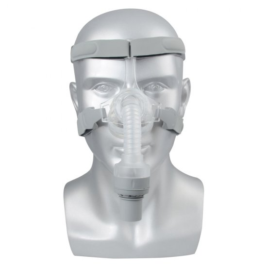 CPAP Waterless Humidification Nasal Mask With Comfortable Adjustable Headgear