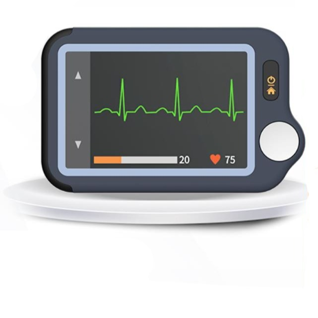 Touchscreen personal EKG/ECG monitor with free app analysis
