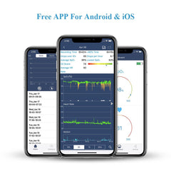 O2Ring Pulse Oximeter Blood Oxygen Saturation Monitor for Sleep Apnea with Vibration