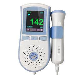 Color LCD Display Pocket Fetal Doppler 3MHz