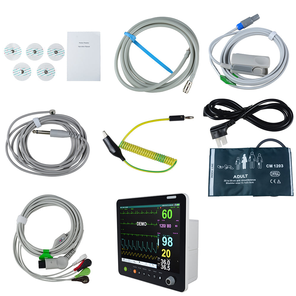 15'' Touch Screen Portable Multi-parameter Monitor