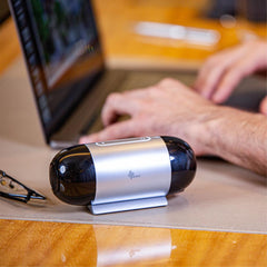 Mini travel automatic CPAP portable anti-snoring device for sleep apnea supports power bank