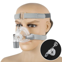 Size S Nasal Mask With Adjustable Headgear Strap Clip For Sleep Apnea Anti Snoring