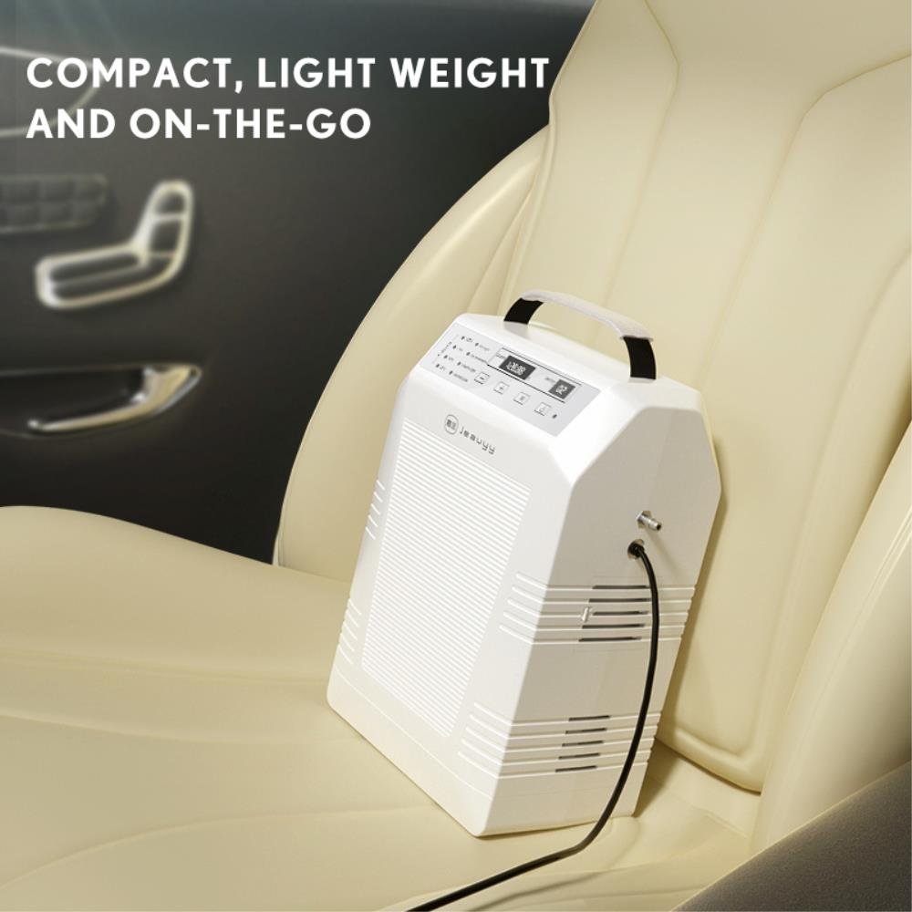 1L-5L/min Portable Oxygen Concentrator with Rechargeable Battery 100V-240V Pulse Oxygen Generator