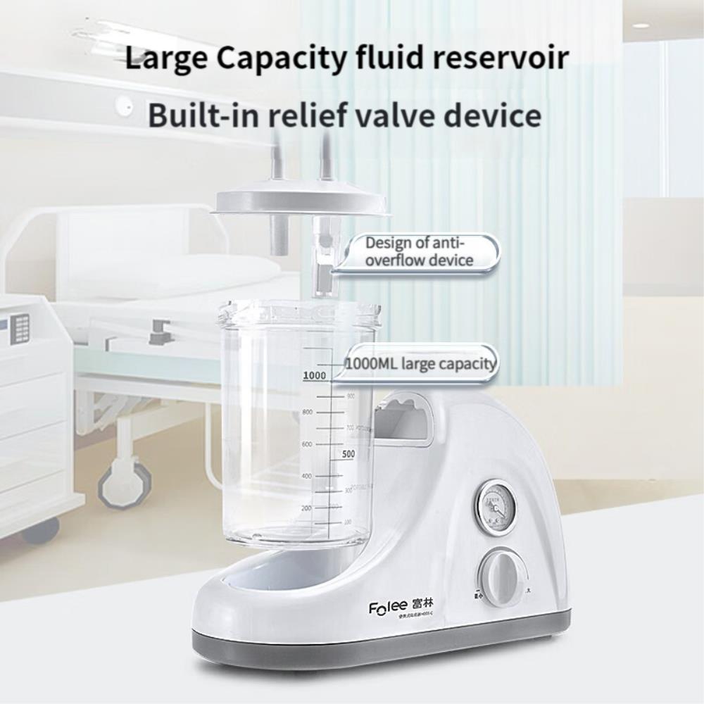 220V medical electric sputum suction device for home use single bottle sputum suction machine for the elderly