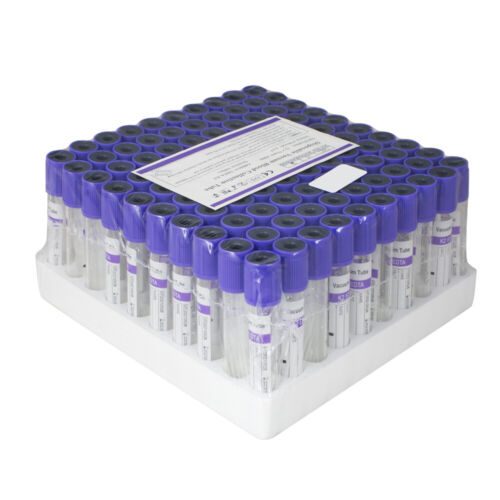 Disposable 100Pcs Blood Collection Tubes Glass Vacuum Sterile 2ml Medical Supplies