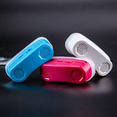 New Snore Aid Stopper Micro CPAP Anti Snoring Electronic Device