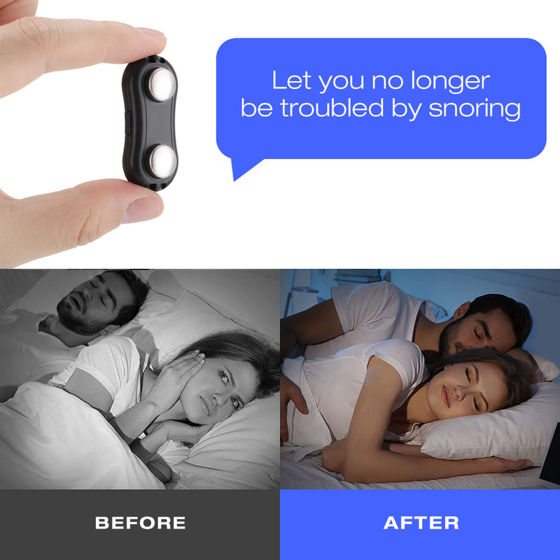 Smart Anti Snoring Device Portable EMS Pulse Noise Reduction Snore Stopper Health Care