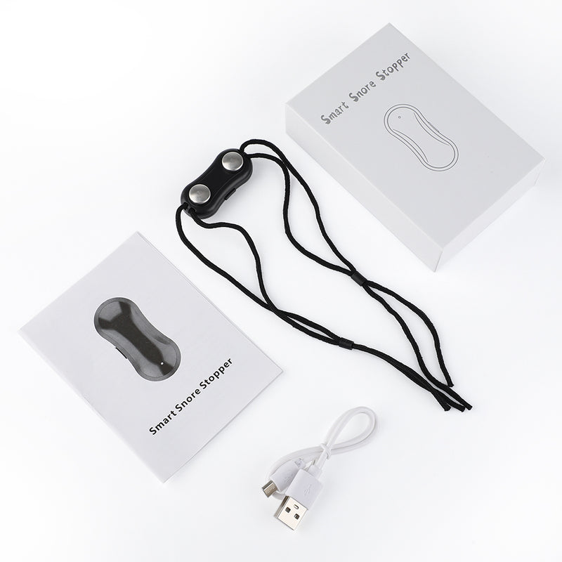 Smart Anti Snoring Device Portable EMS Pulse Noise Reduction Snore Stopper Health Care