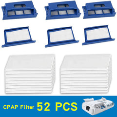 52PCS CPAP Filters for CPAP machine Filters Replacement Cotton Filter Sleep Snorer