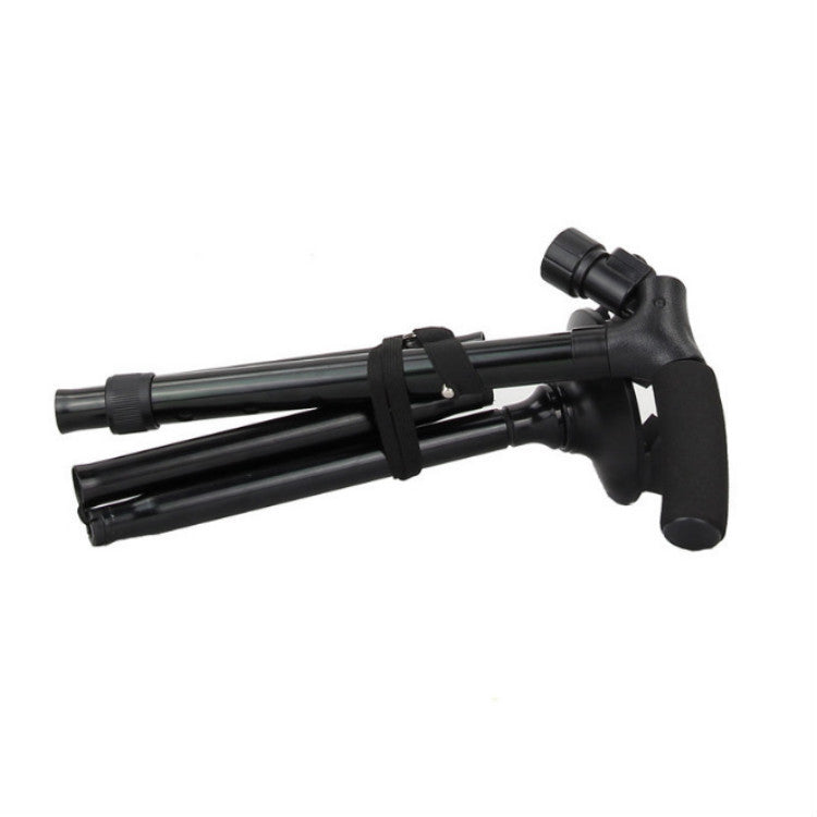 Collapsible Telescopic Cane Folding Crutch LED Lightweight Safety  for The Elder Parents